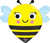 Happy Buzz'n Bee 22" Balloon