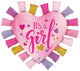 It's a Girl Taggie Heart 33″ Balloon