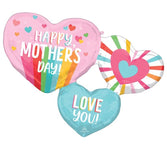 33" Happy Mother's Day Bright Stripes - Anagram