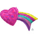 33" Rainbow with Heart - Holographic (5ct) - Anagram