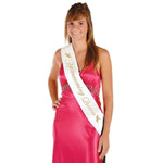 33in x 4in Homecoming Queen Satin Sash - The Beistle Company