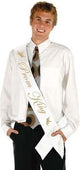 33in x 4in Prom King Satin Sash - The Beistle Company