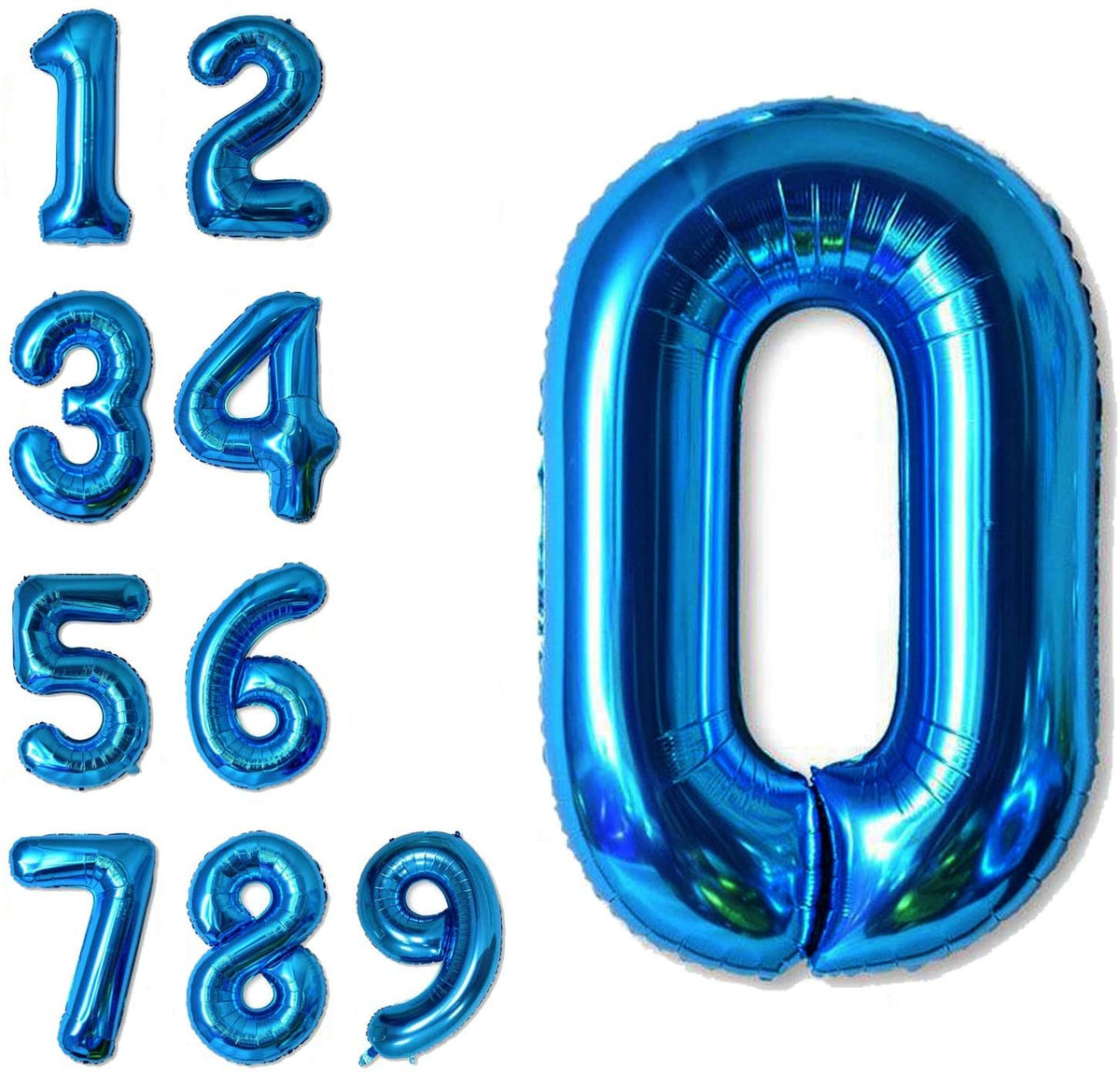 34" Balloon Numbers - Royal Blue - Party America