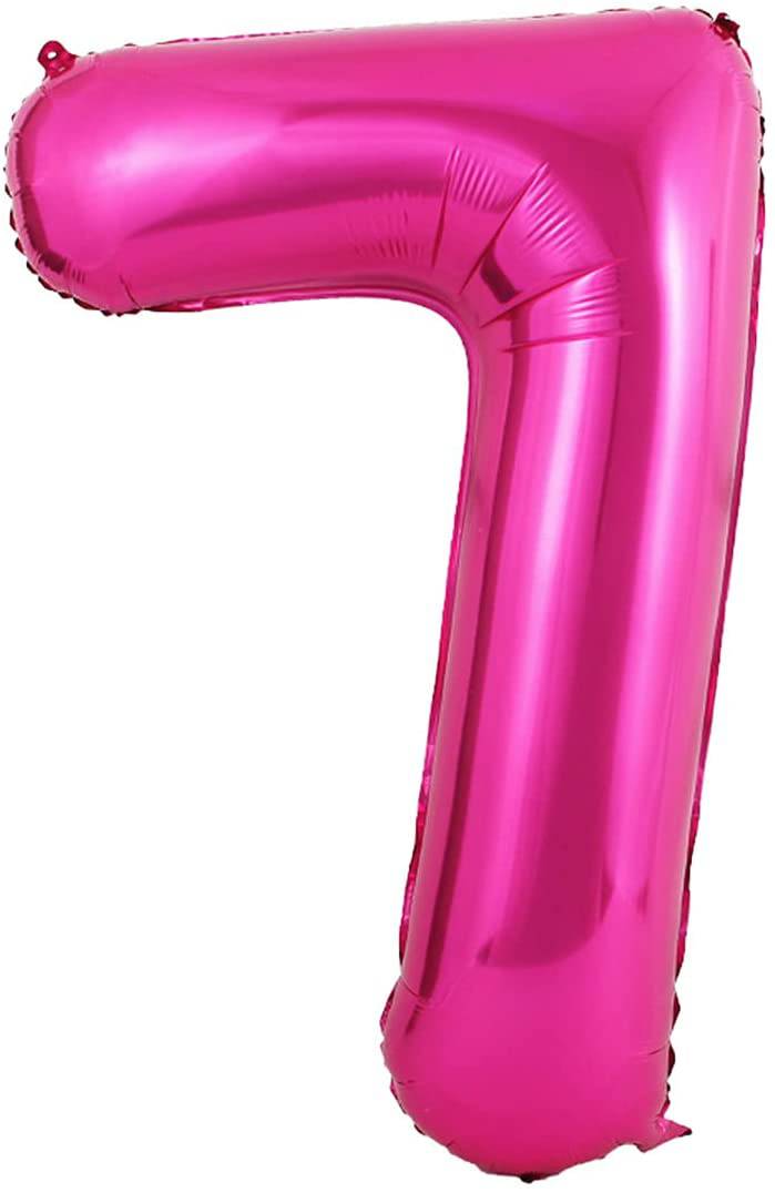 34" Balloon Numbers - Magenta - Party America