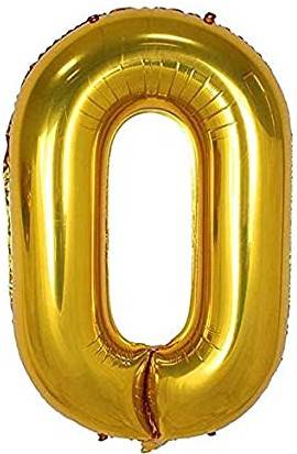 34" Balloon Numbers - Gold - Party America