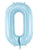 34" Balloon Numbers - Pastel Blue - Party America