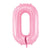 34" Balloon Numbers - Pastel Pink - Party America