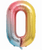 34" Balloon Numbers - Pastel Rainbow - Party America