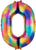 34" Balloon Numbers - Rainbow - Party America