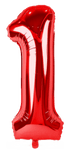34" Balloon Numbers - Red - Party America