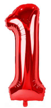 34" Balloon Numbers - Red - Party America