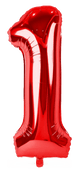 34" Balloon Numbers - Red - Party America