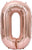 34" Balloon Numbers - Rose Gold - Party America