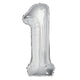 34" Balloon Numbers - Silver - Conver USA