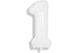 34" Balloon Numbers - White - Winner Party