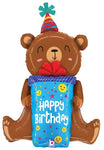 34" Birthday Smiley Gift Bear - Betallic