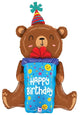 34" Birthday Smiley Gift Bear - Betallic