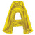 34" Gold Foil Balloon Letters - ConverUSA