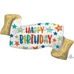 34" Iridescent Birthday Banner - Anagram