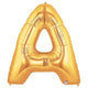 34" Megaloon Letter A - Gold - Betallic