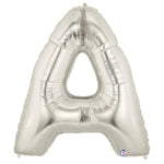 34" Megaloon Letter A - Silver - Betallic
