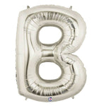 34" Megaloon Letter B - Silver - Betallic