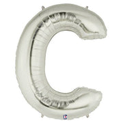 34" Megaloon Letter C - Silver - Betallic