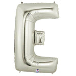 34" Megaloon Letter E - Silver - Betallic