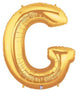 34" Megaloon Letter G - Gold - Betallic
