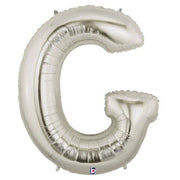 34" Megaloon Letter G - Silver - Betallic