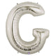 34" Megaloon Letter G - Silver - Betallic