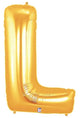 34" Megaloon Letter L - Gold - Betallic