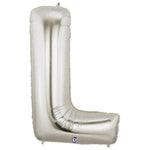 34" Megaloon Letter L - Silver - Betallic