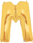 34" Megaloon Letter M - Gold - Betallic