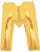 34" Megaloon Letter M - Gold - Betallic