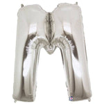 34" Megaloon Letter M - Silver - Betallic
