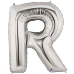 34" Megaloon Letter R - Silver - Betallic