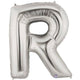 34" Megaloon Letter R - Silver - Betallic