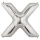 34" Megaloon Letter X - Silver - Betallic