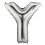 34" Megaloon Letter Y - Silver - Betallic