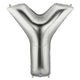 34" Megaloon Letter Y - Silver - Betallic