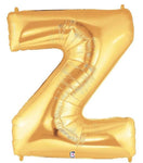 34" Megaloon Letter Z - Gold - Betallic