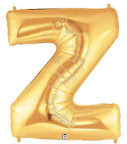 34" Megaloon Letter Z - Gold - Betallic