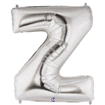 34" Megaloon Letter Z - Silver - Betallic
