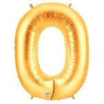 34" Megaloon Number 0 - Gold - Betallic