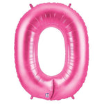34" Megaloon Number 0 - Pink - Betallic