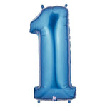 34" Megaloon Number 1 - Blue - Betallic