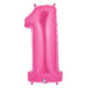 34" Megaloon Number 1 - Pink - Betallic