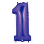 34" Megaloon Number 1 - Purple - Betallic