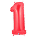 34" Megaloon Number 1 - Red - Betallic